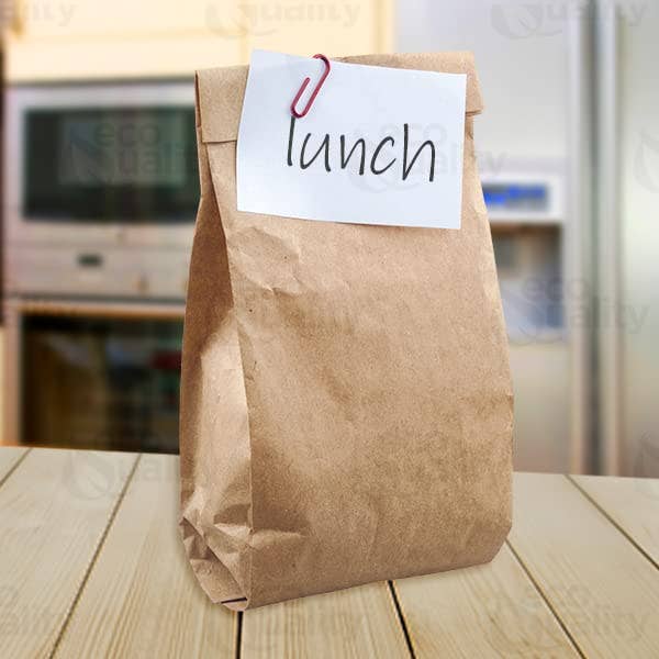 8Lb Kraft Brown Bakery Grocery Paper Bags: 200