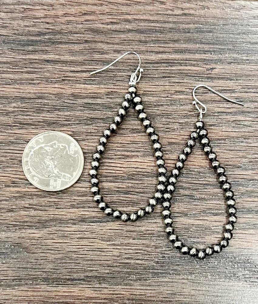Handmade Polish Navajo Bead Earrings
