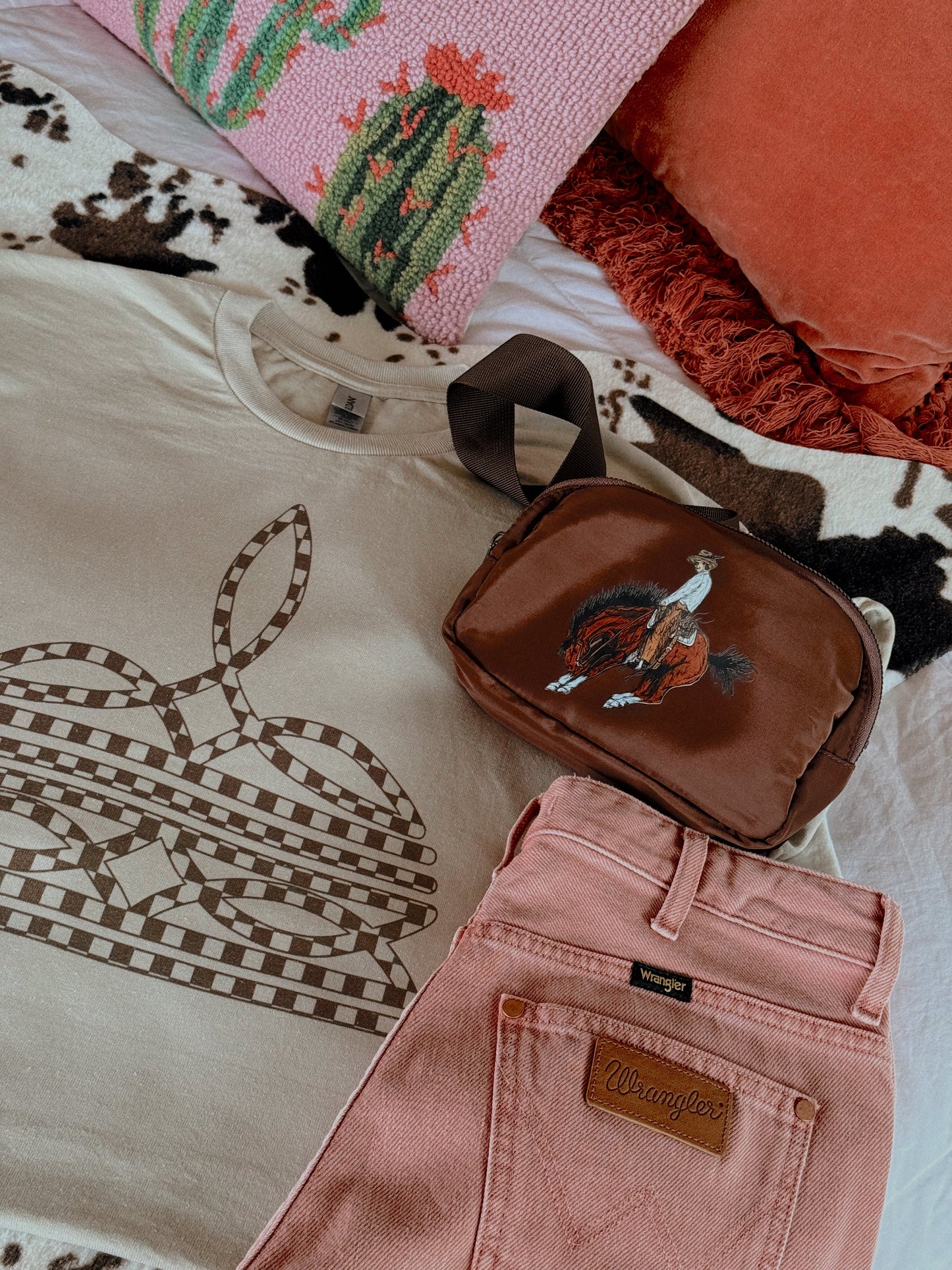 CHECKERED BOOT STITCH