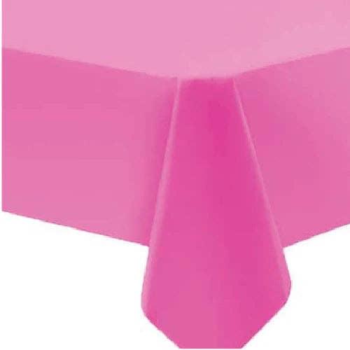 54"x108" Tablecover – Durable and Disposable in Vibrant Colors: White / 24