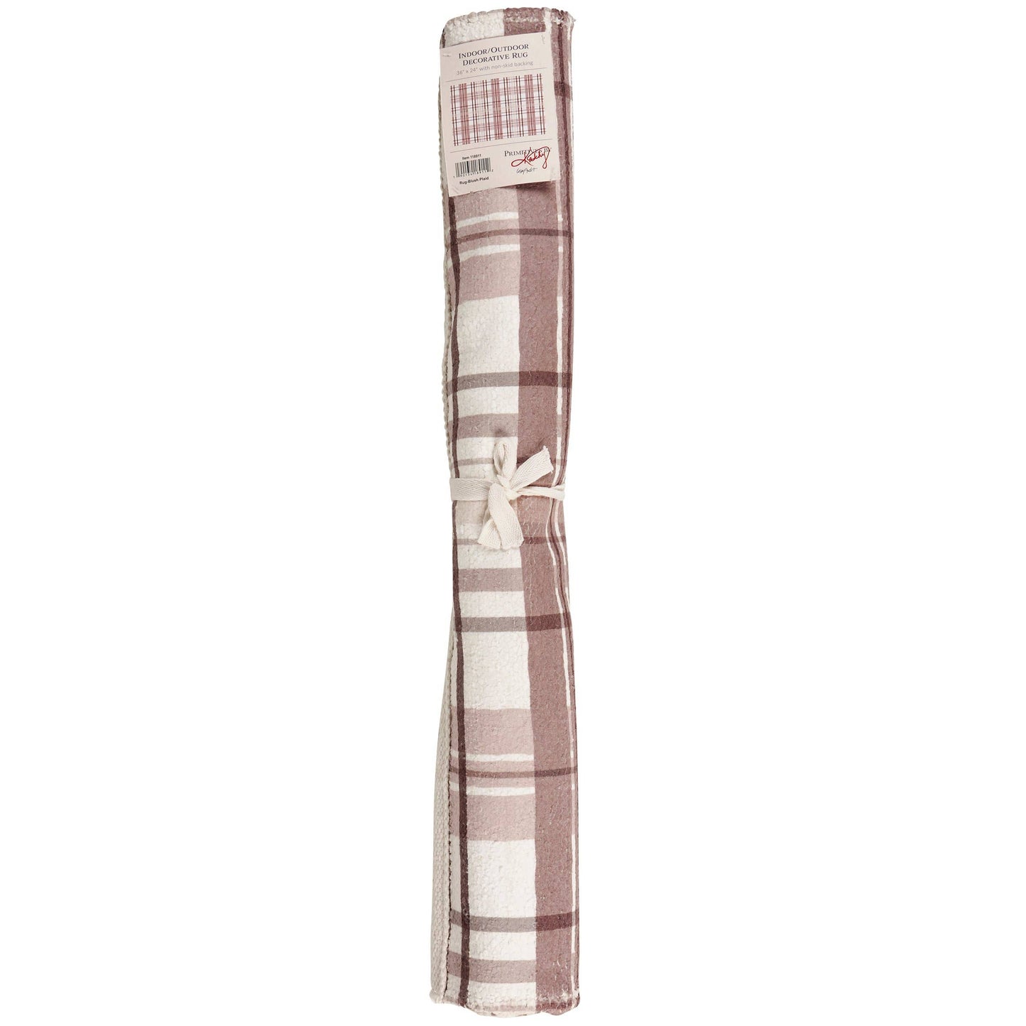 Blush Plaid Rug