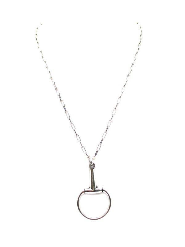 Western Snaffle Bit Pendant Necklace