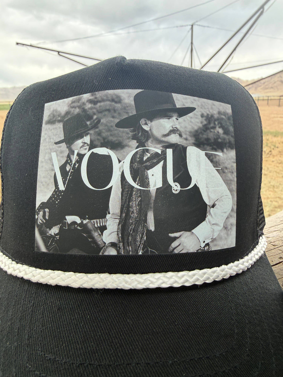 Vintage Cowboy Movie Trucket Hat- Designer