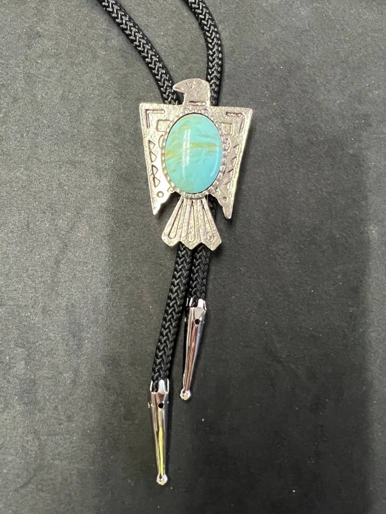 Thunderbird Bolo ties, southwest colors and theme