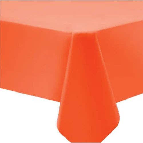 54"x108" Tablecover – Durable and Disposable in Vibrant Colors: White / 24