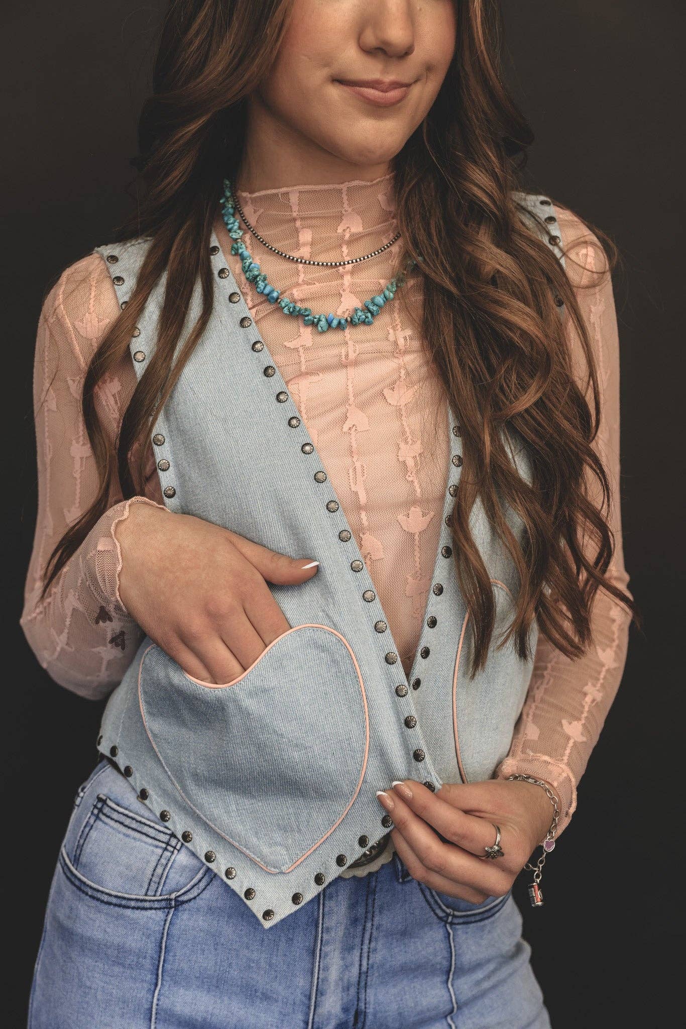 4 THE LOVE OF DENIM VEST: 2X/3X