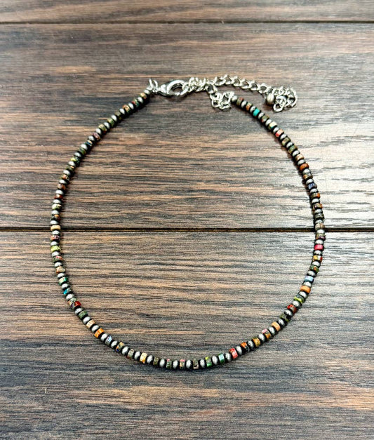 15" Handmade Navajo Gemstone Necklace