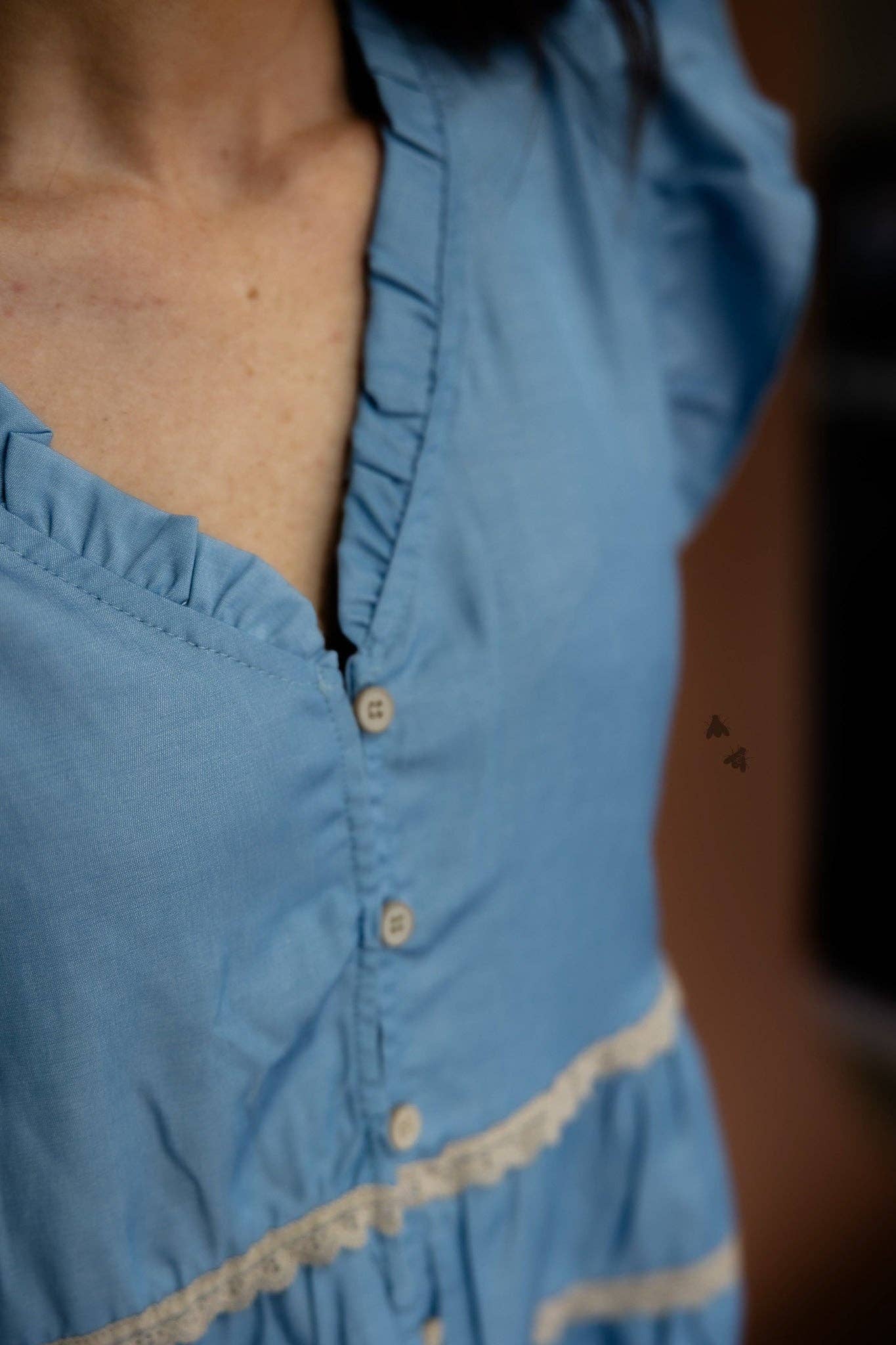 LLANO LACE *DENIM: 3X