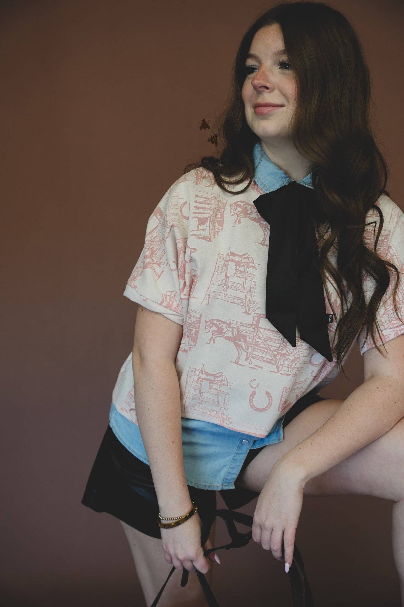 BILLY BLUSH TOP: 2X/3X