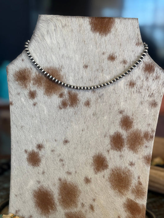 #021 5mm Sterling Pearls: 18"