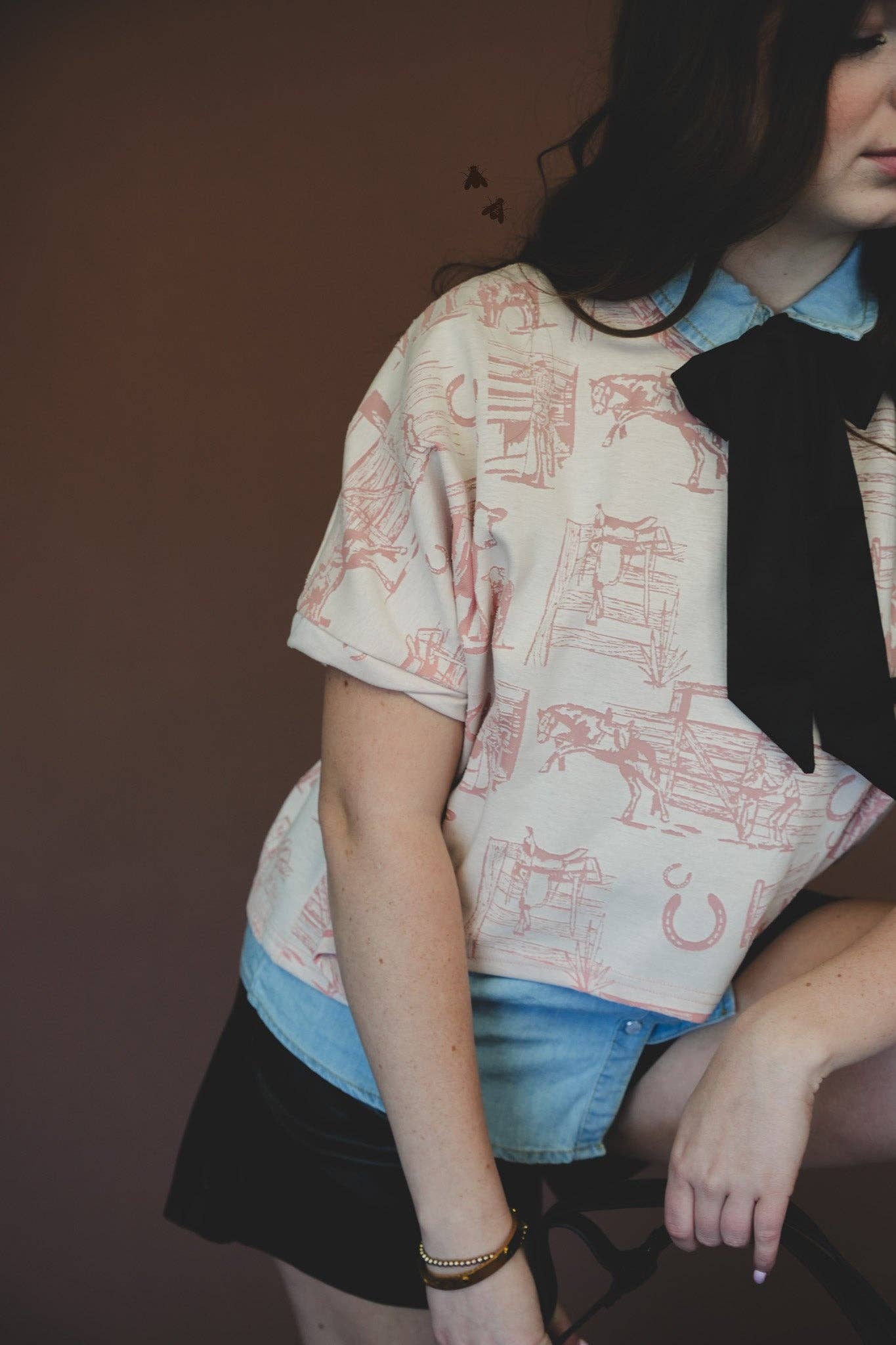 BILLY BLUSH TOP: 2X/3X