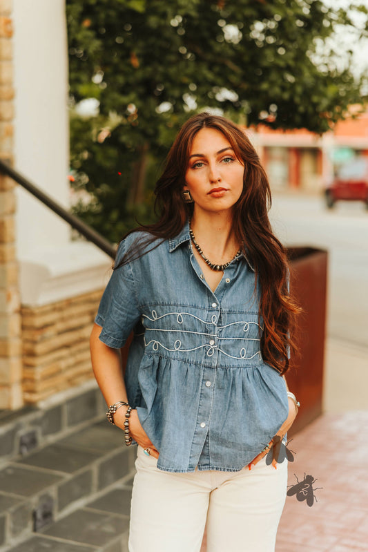 LOOPTY LOU *DENIM: 2X/3X