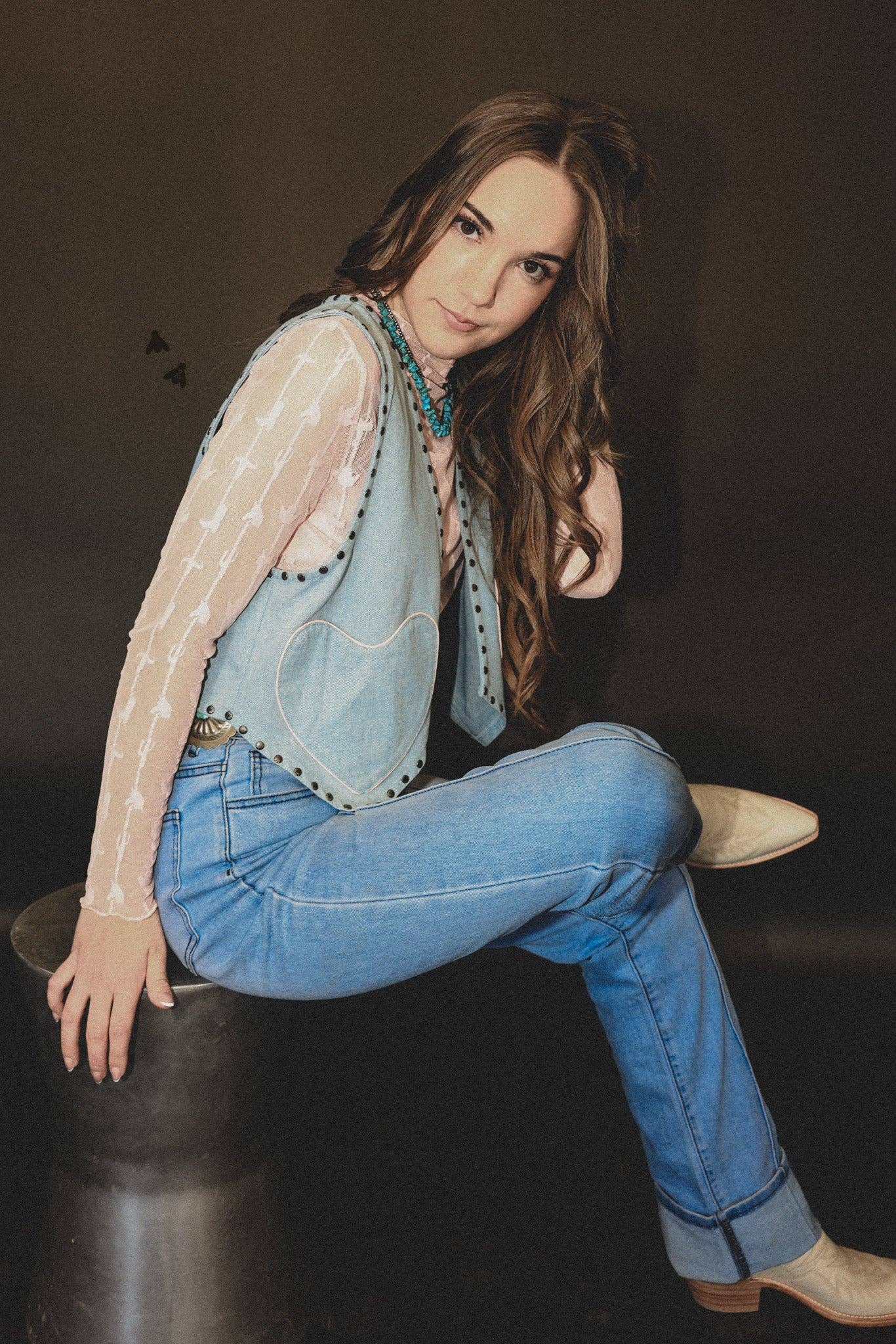 4 THE LOVE OF DENIM VEST: 2X/3X