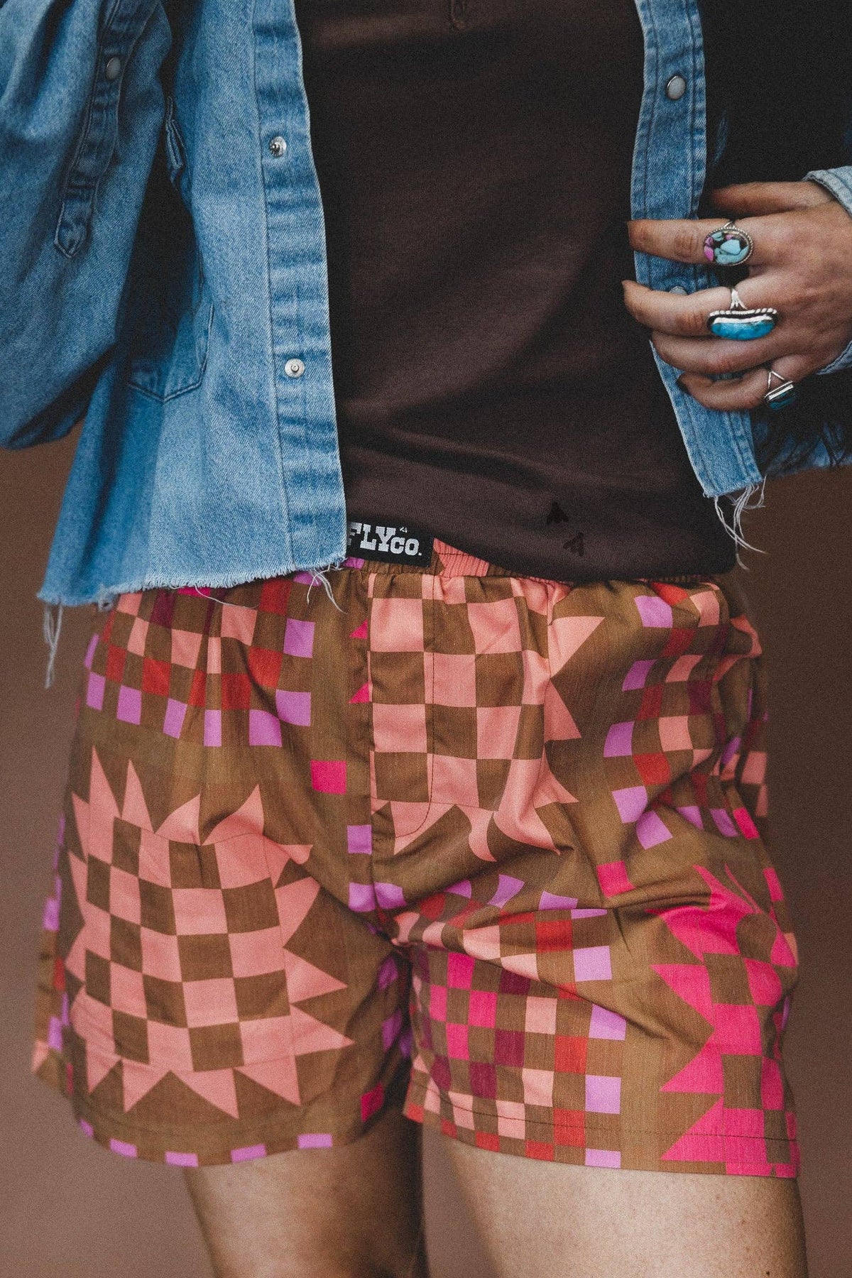 PATCH YA L8TER SHORTS: 3X