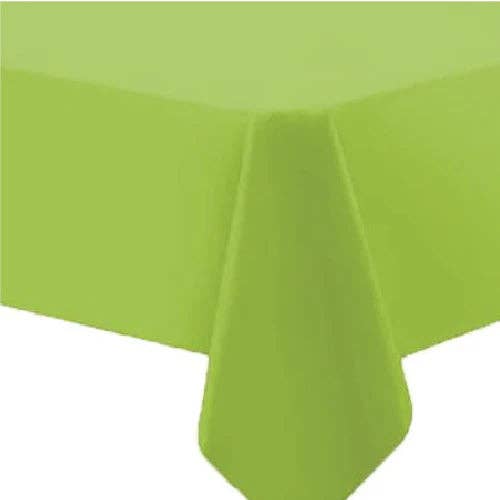 54"x108" Tablecover – Durable and Disposable in Vibrant Colors: White / 24