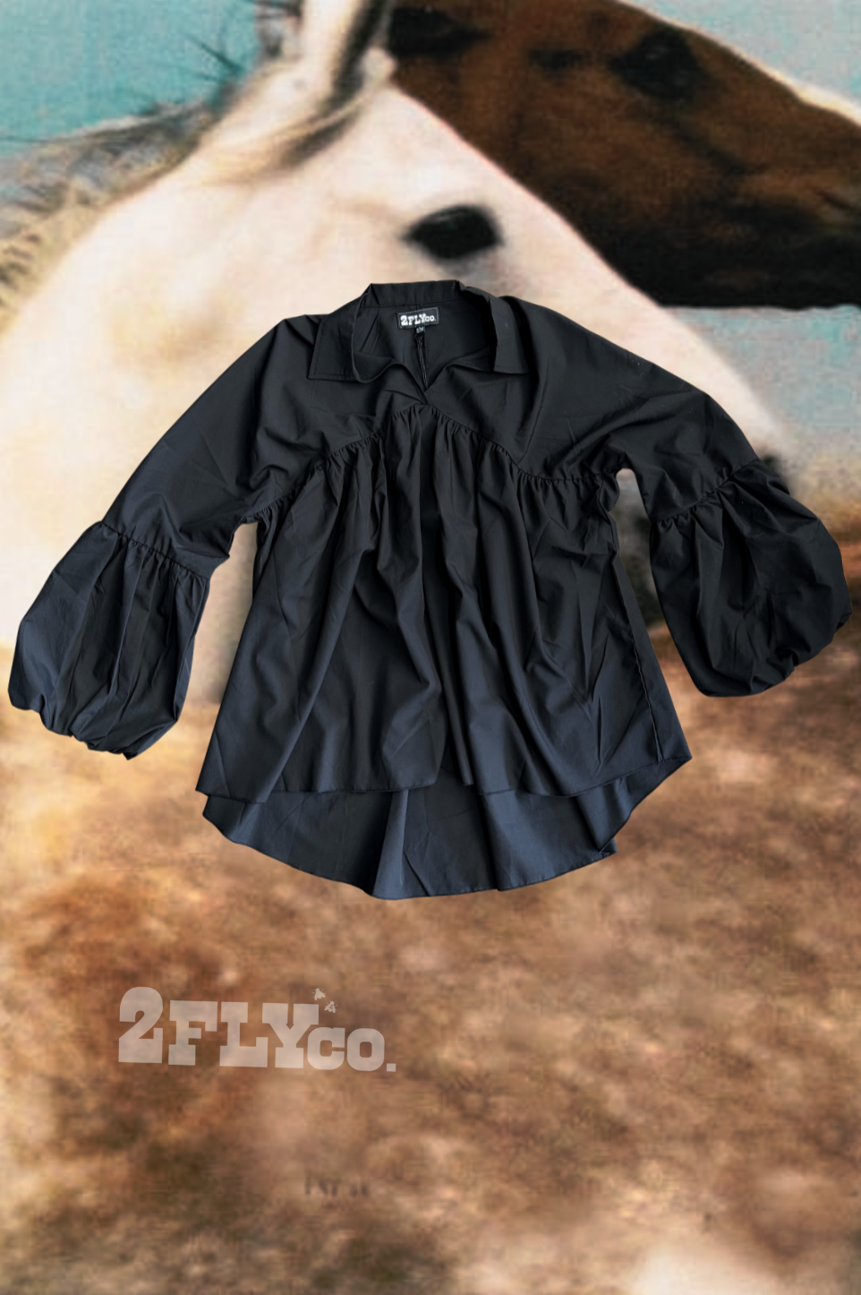 THE BRAZOS TOP *BLACK: 2X/3X
