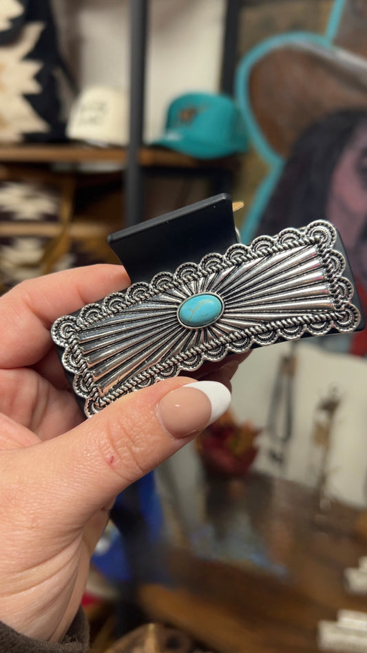 WESTERN STYLE CASTING HAIR CLAW