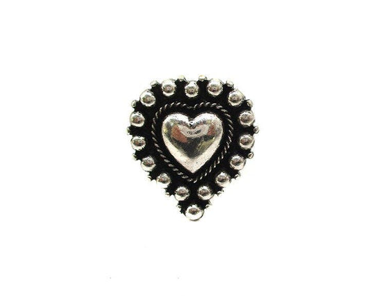 Western Small Heart Bubble Cuff Ring