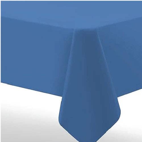 54"x108" Tablecover – Durable and Disposable in Vibrant Colors: White / 24