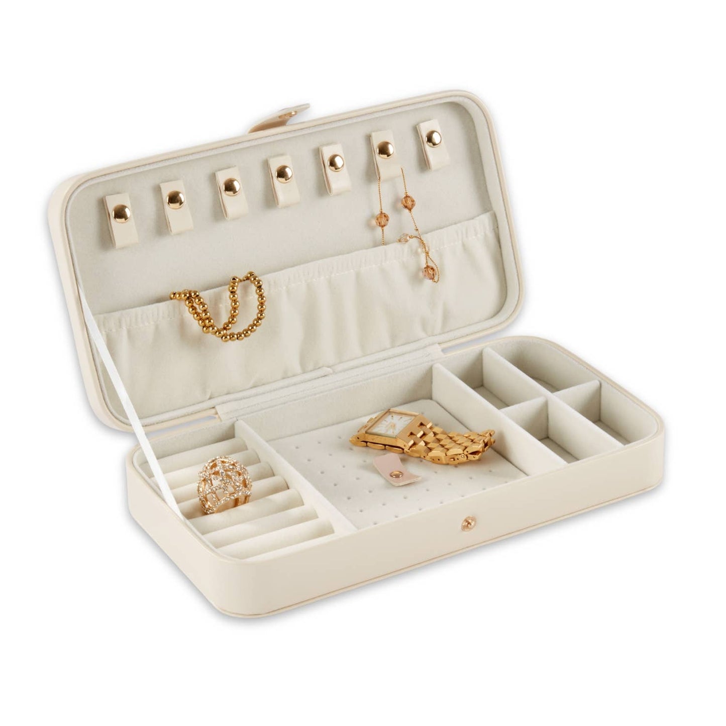 Isla Jewelry Case: Cream