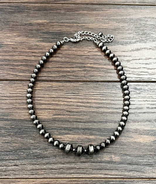 Handmade 16" Polish Navajo Bead Necklace