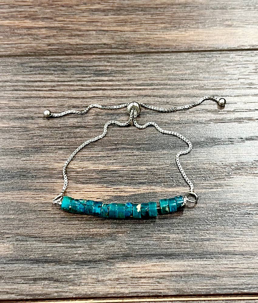 Handmade Gemstone Adjustable Bracelet