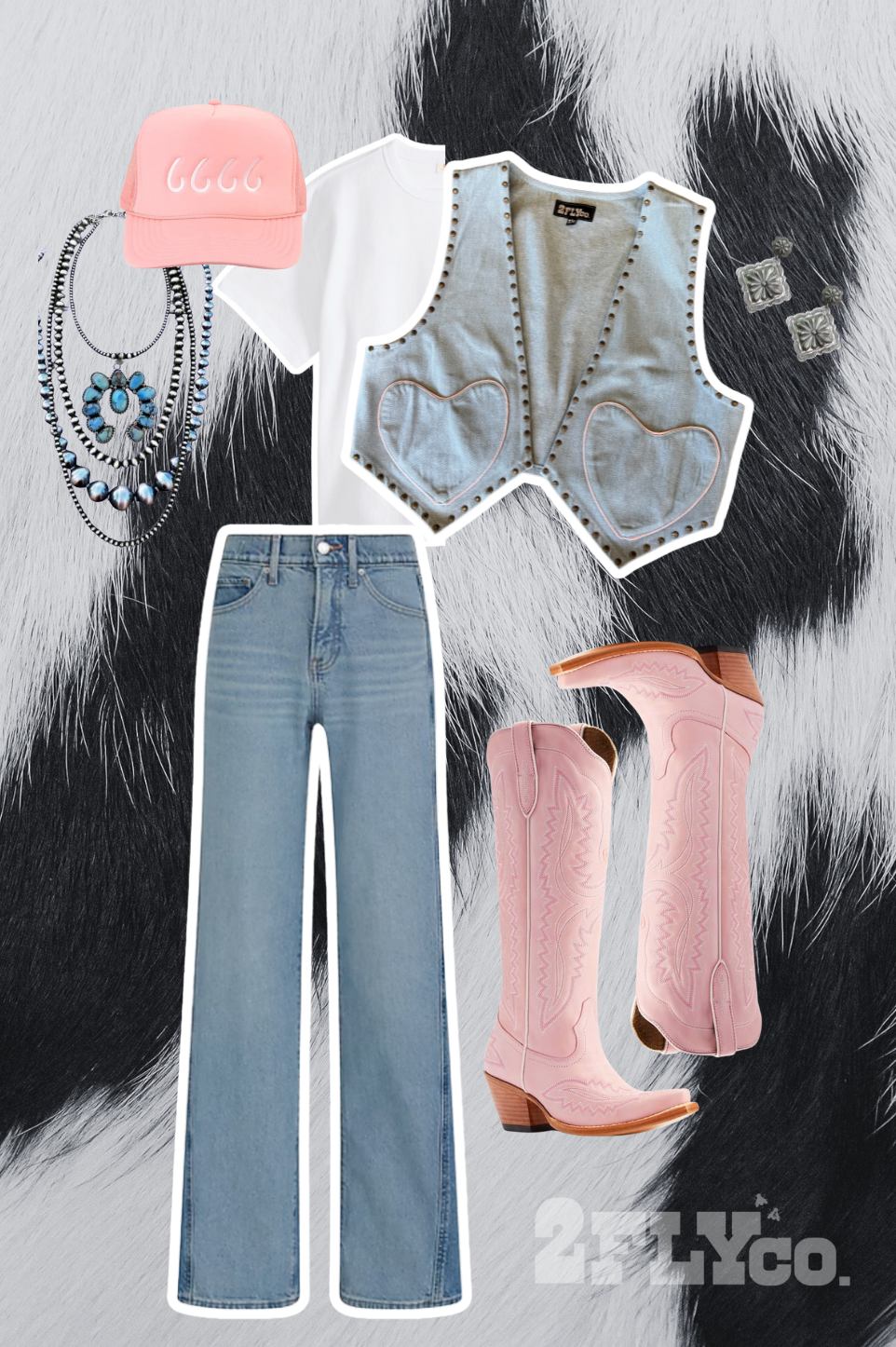 4 THE LOVE OF DENIM VEST: 2X/3X