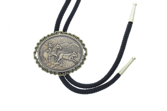 Steer Roping Bolo ,  Black Cord