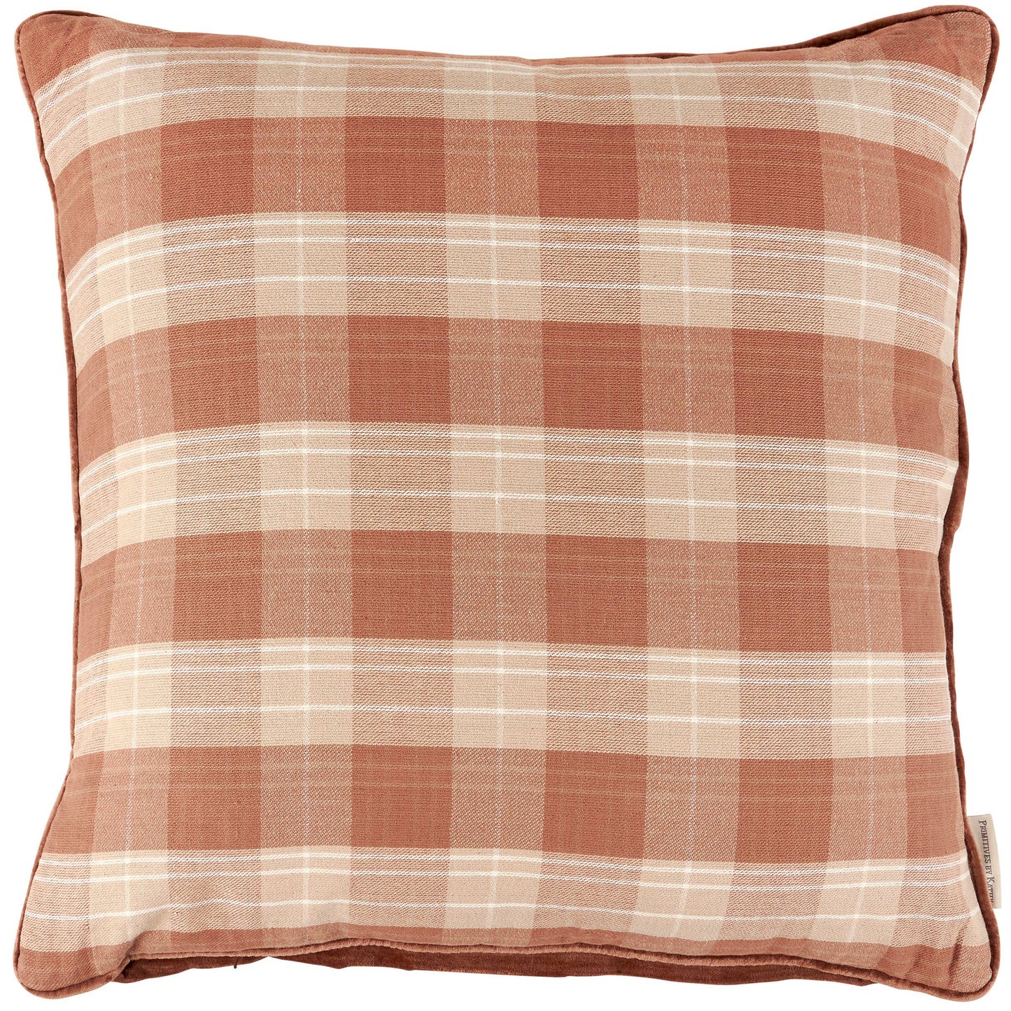 Brown Tartan Pillow