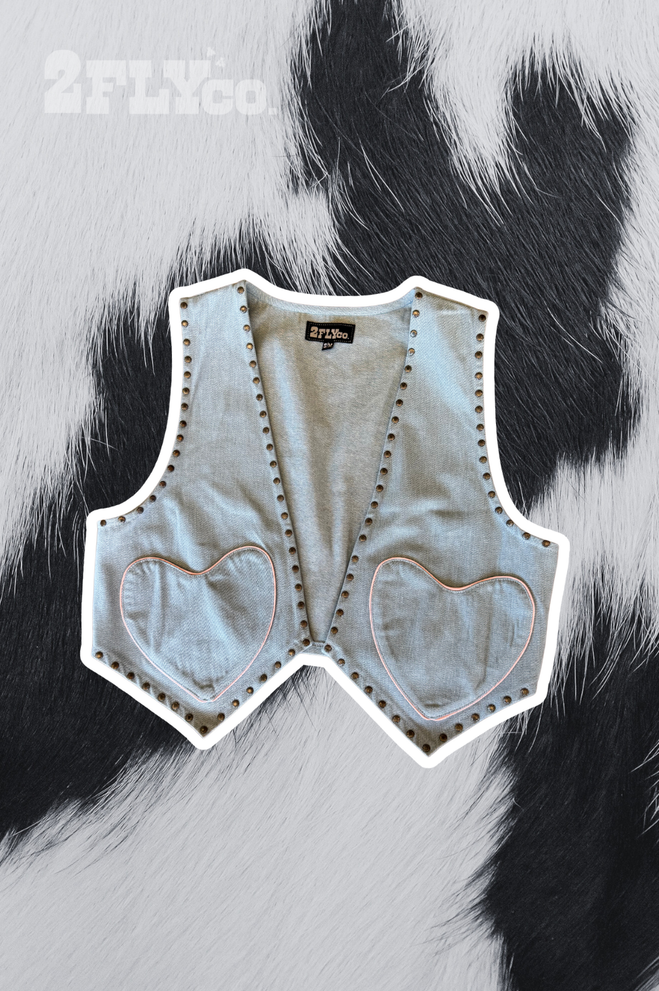 4 THE LOVE OF DENIM VEST: 2X/3X