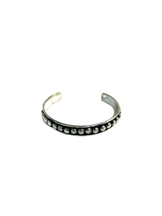 WESTERN BUBBLE METAL CUFF BRACELET: Small