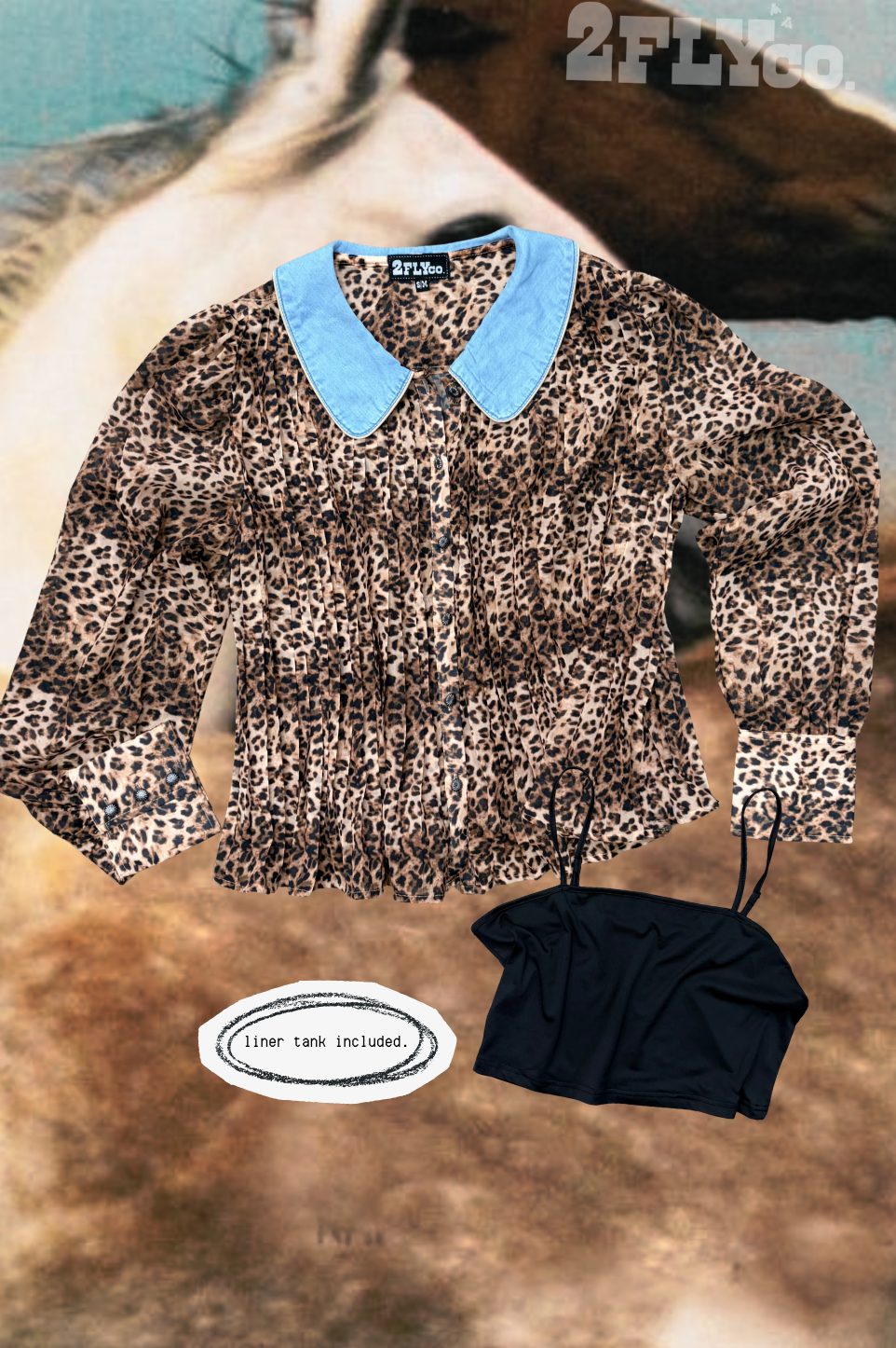 DESERT BLOOM *LEOPARD: L/XL