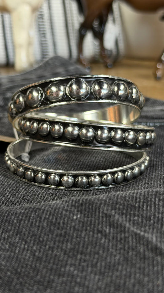 WESTERN BUBBLE 3 BANGLE BRACELET SET