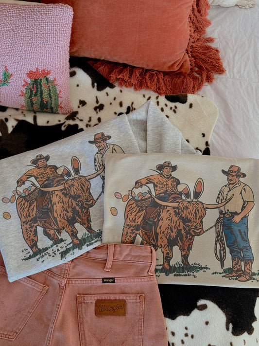 COWBOY RIDIN A HIGHLAND