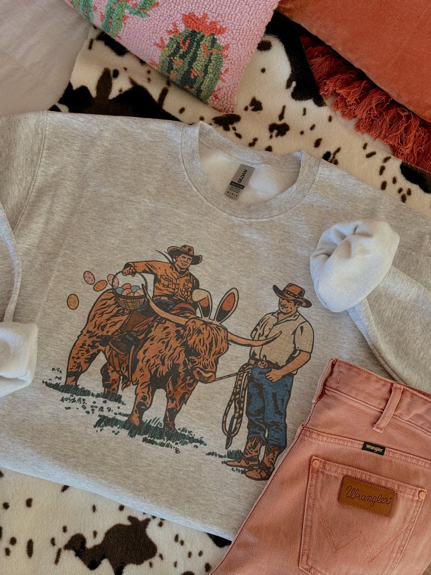 COWBOY RIDIN A HIGHLAND