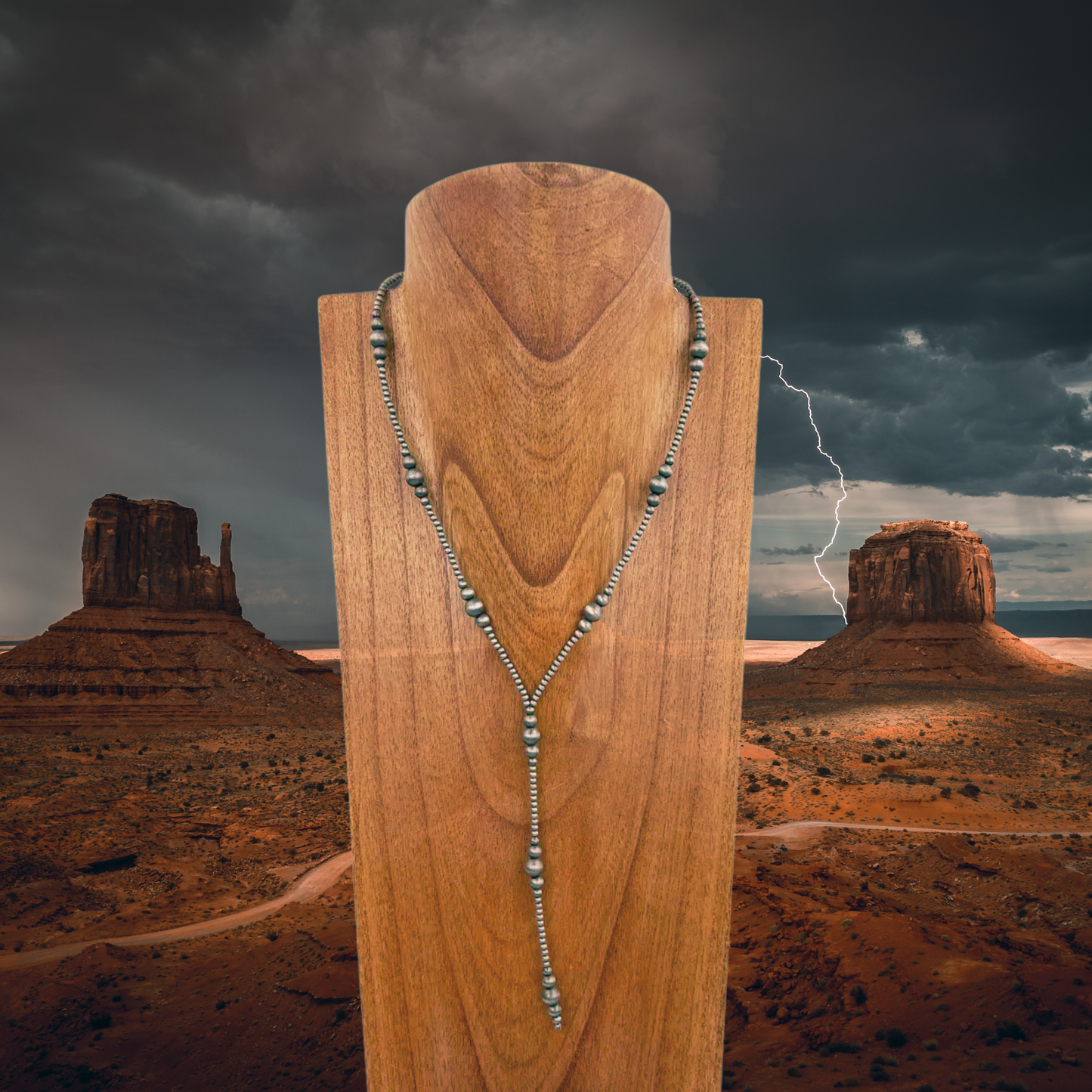 20" Faux Navajo pearl Necklace