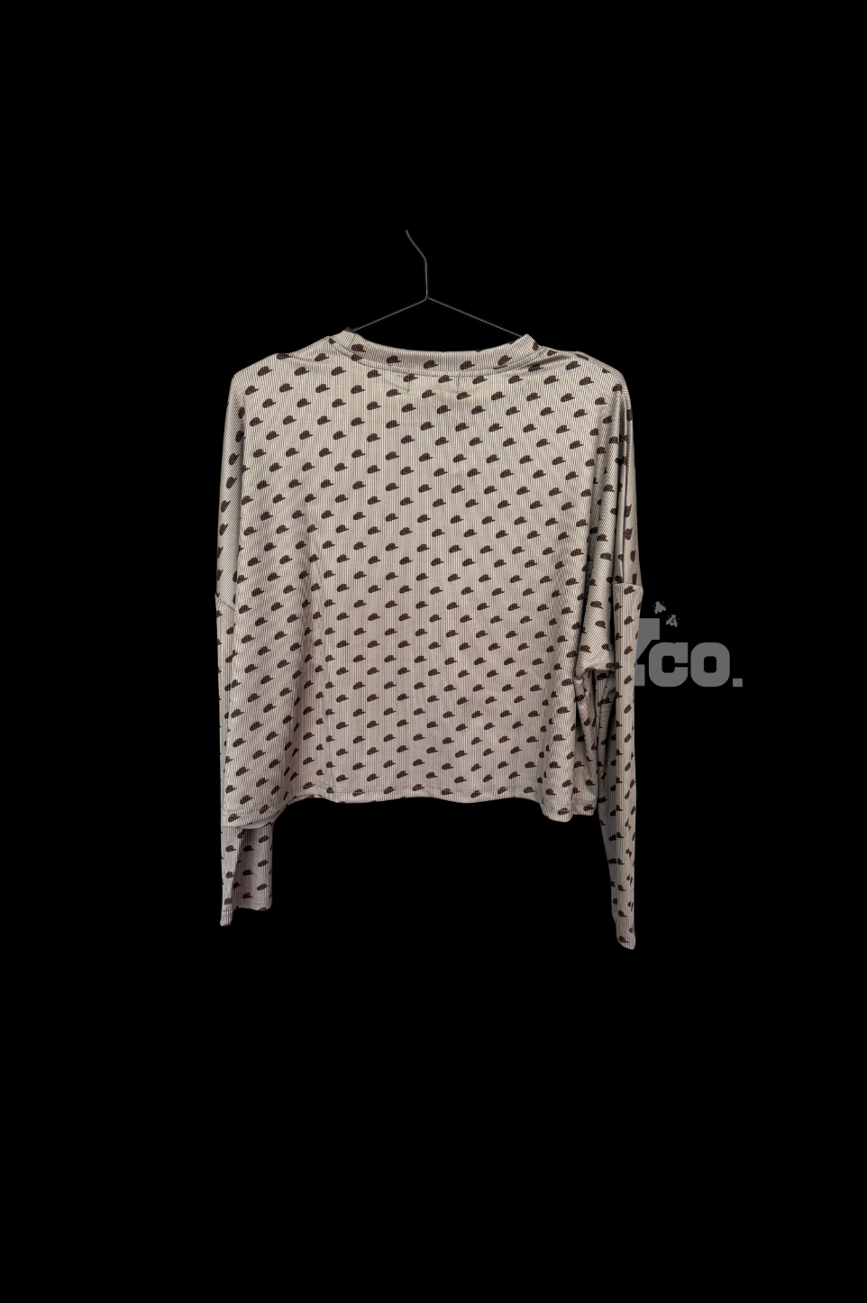 HOWDY DOTTY L/S TOP: 2X/3X