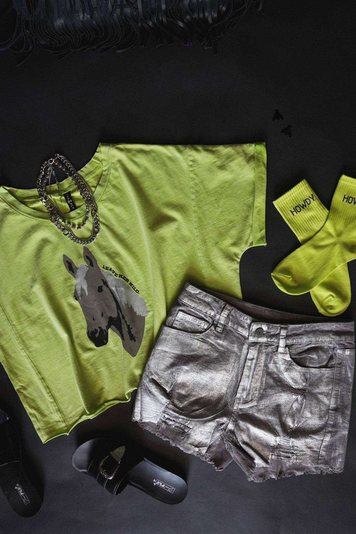 WILD HORSES TEE: 2X/3X