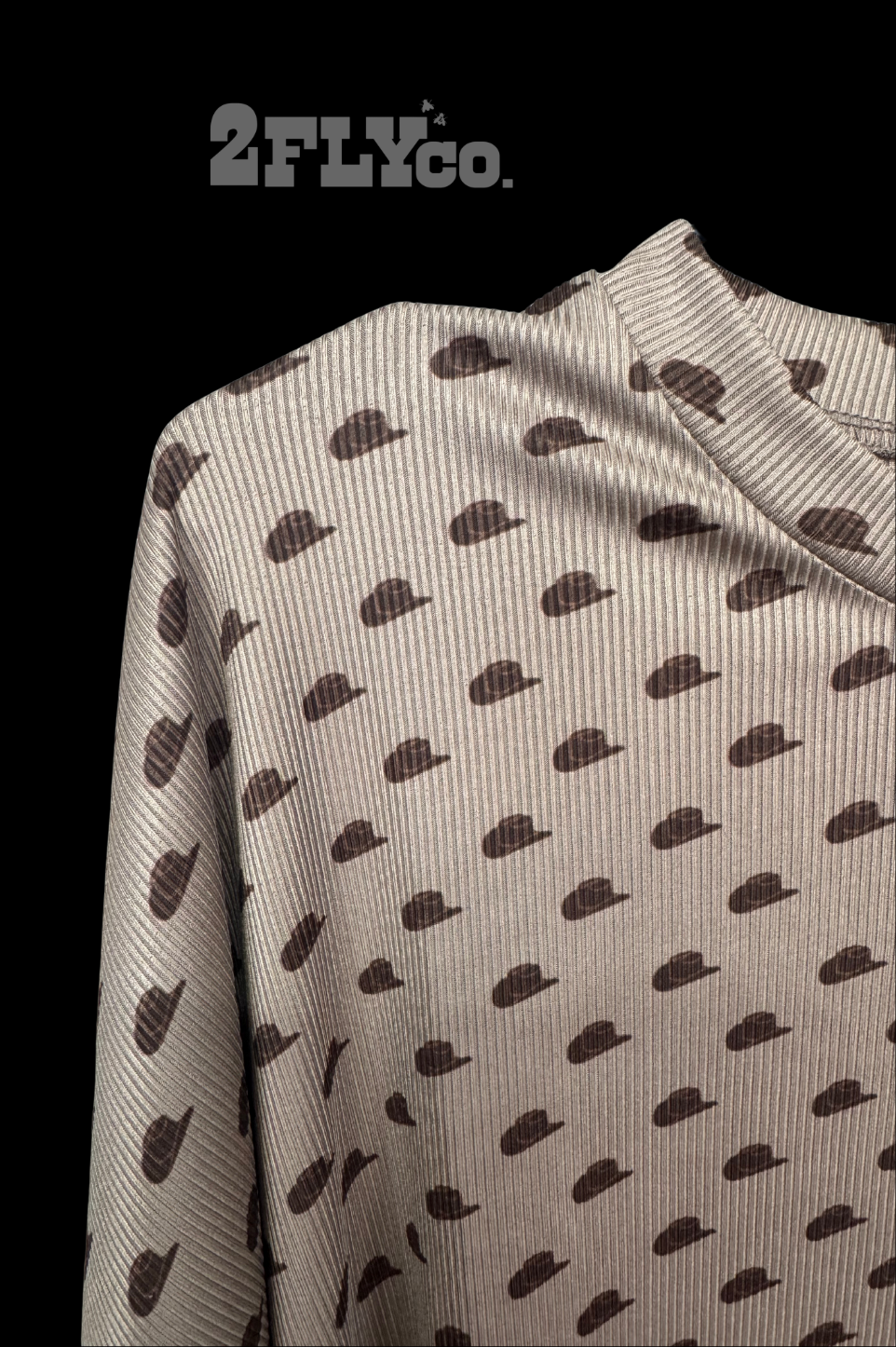 HOWDY DOTTY L/S TOP: 2X/3X