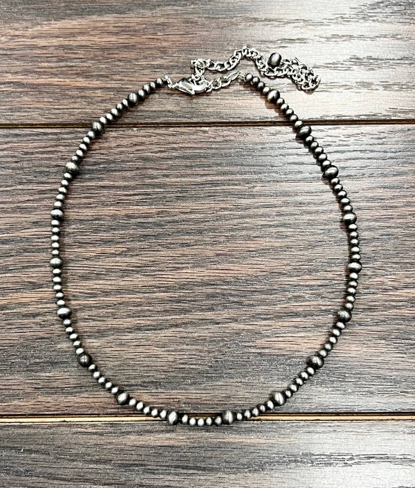 16" Handmade Navajo Bead Necklace
