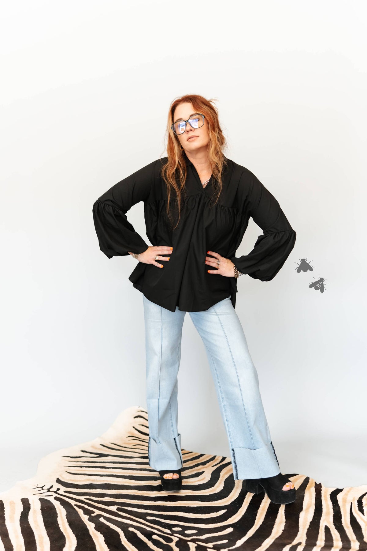 THE BRAZOS TOP *BLACK: 2X/3X