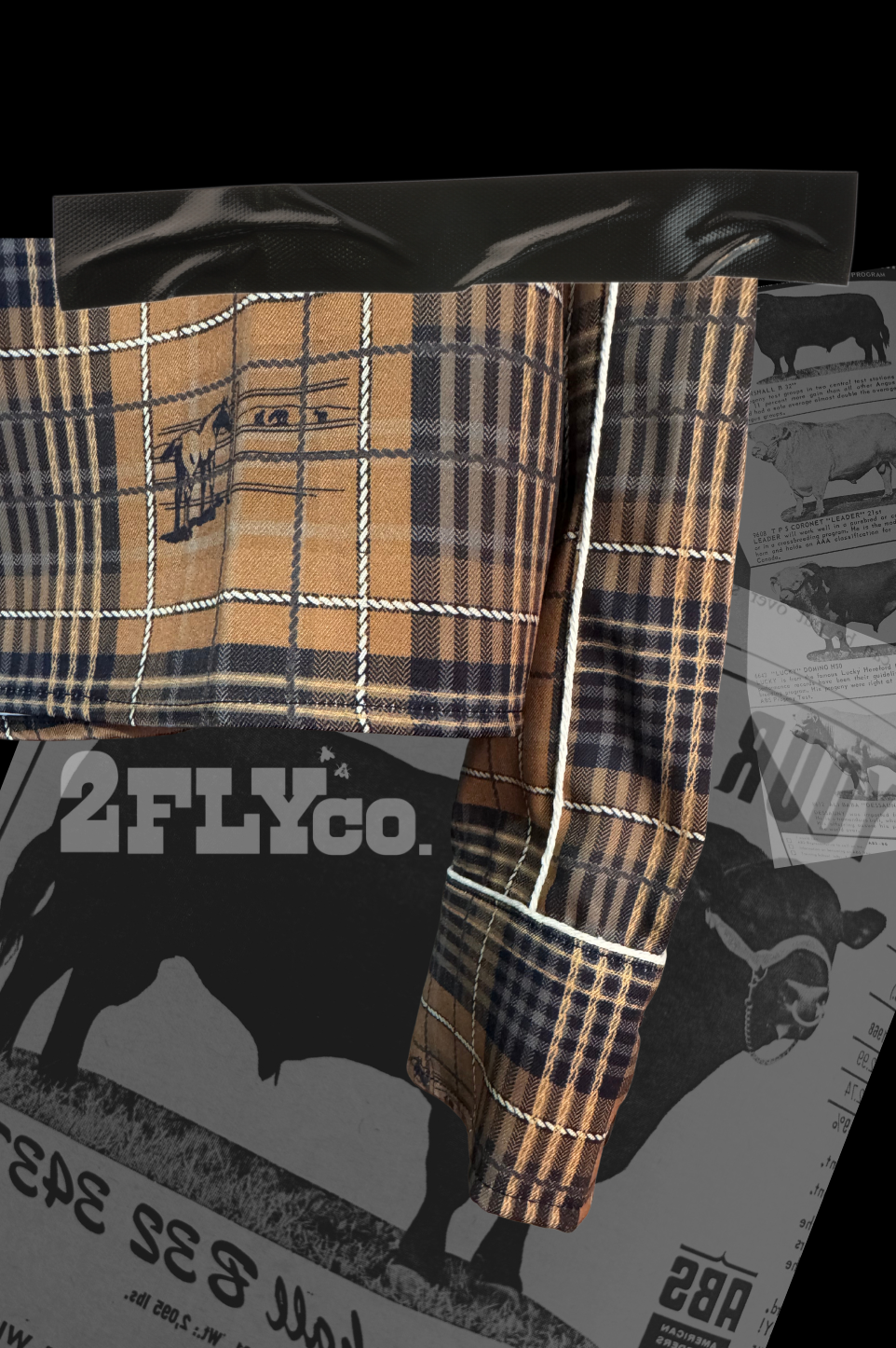PLAID ROUNDUP TOP: 3X