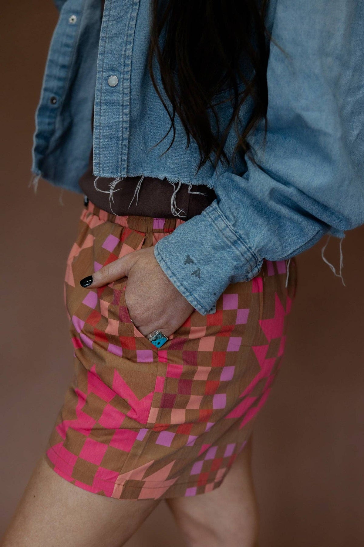 PATCH YA L8TER SHORTS: 3X
