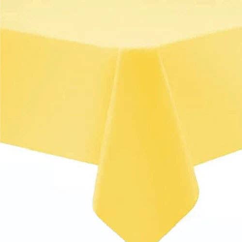 54"x108" Tablecover – Durable and Disposable in Vibrant Colors: White / 24