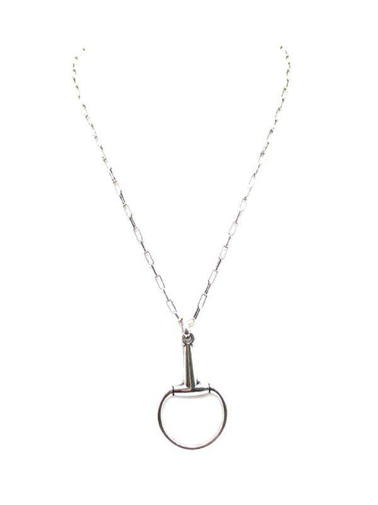 Western Snaffle Bit Pendant Necklace