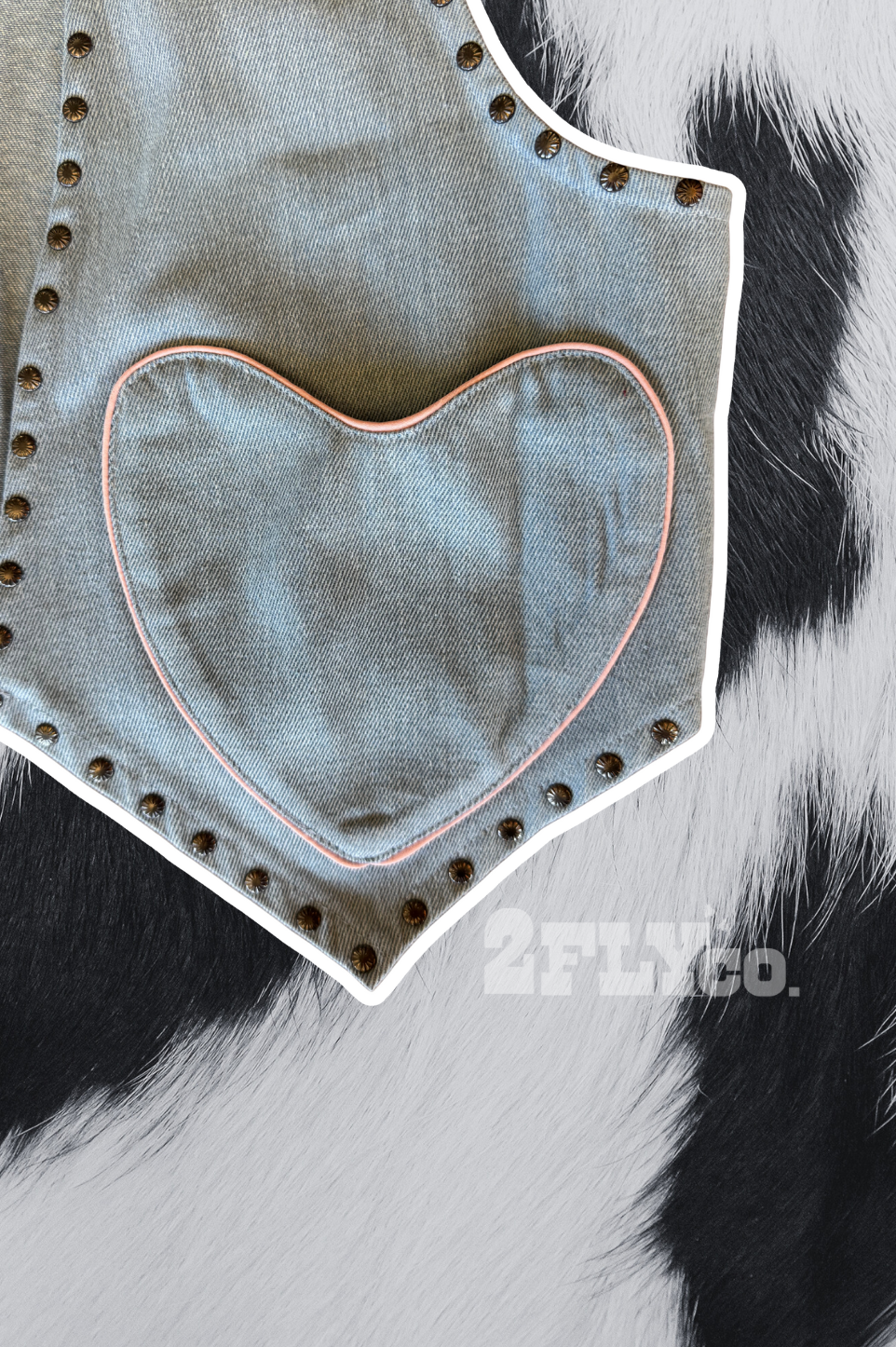 4 THE LOVE OF DENIM VEST: 2X/3X
