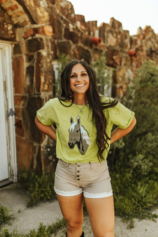 WILD HORSES TEE: 2X/3X