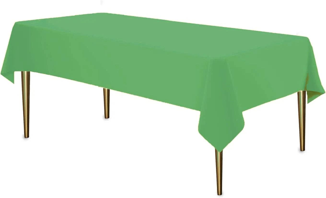 54"x108" Tablecover – Durable and Disposable in Vibrant Colors: White / 24