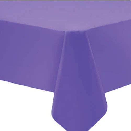 54"x108" Tablecover – Durable and Disposable in Vibrant Colors: White / 24