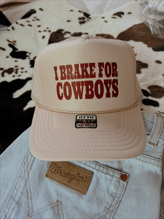 BRAKE FOR COWBOYS TRUCKER